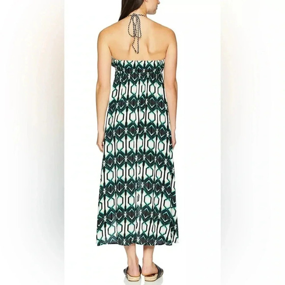 NWT | Coastal Blue | Halter Neck Tassel Trim Cover Up - Size 1X - Picture 8 of 8